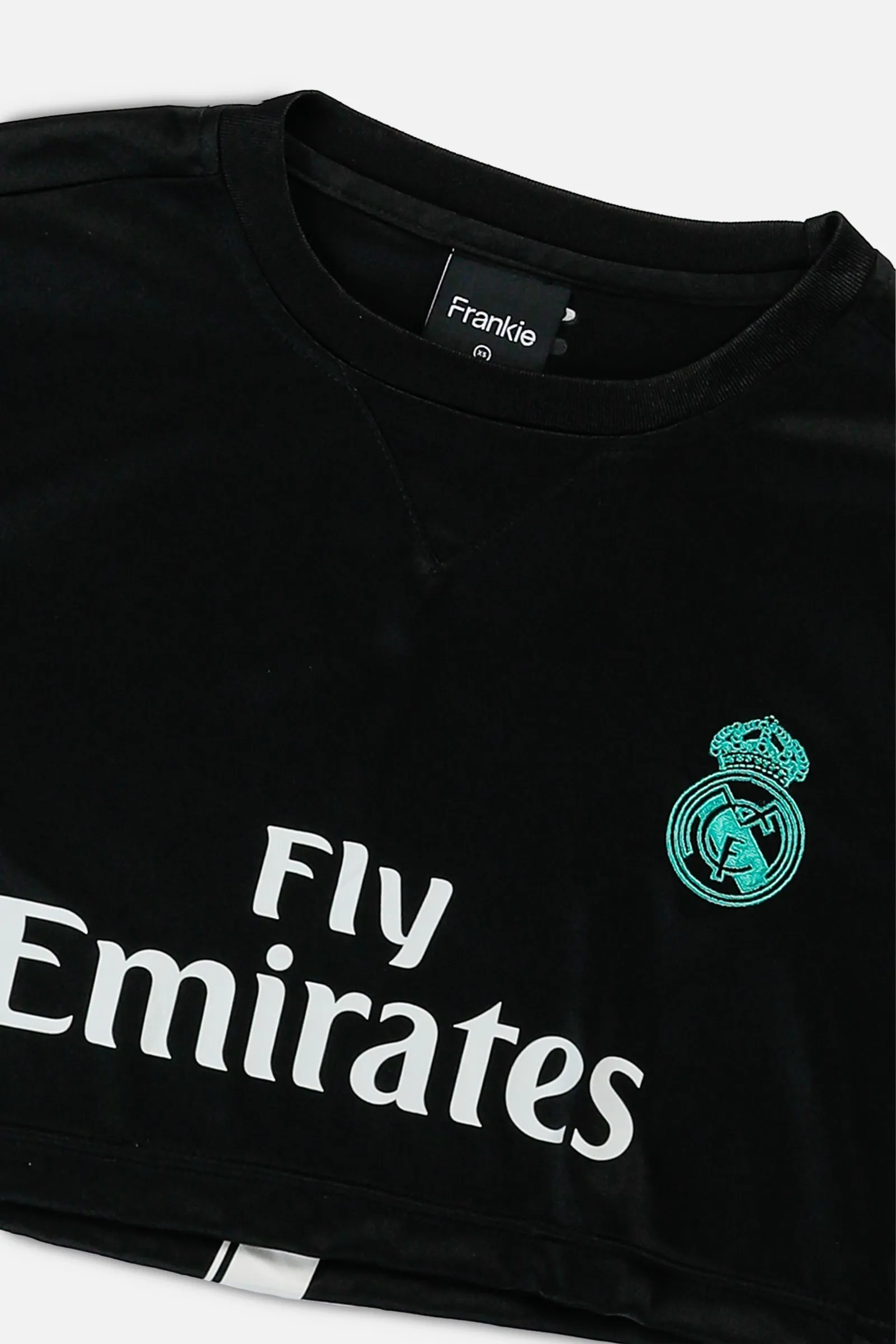 Rework Crop Madrid Soccer Jersey - XS