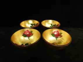 Set of 4 Romantic Chic Bowls by Susan Taylor - Like New Condition