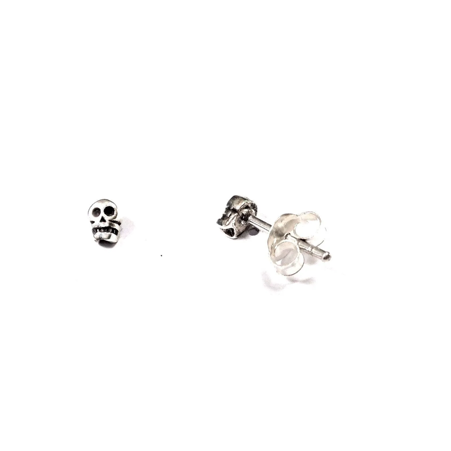 Skull Post Earrings