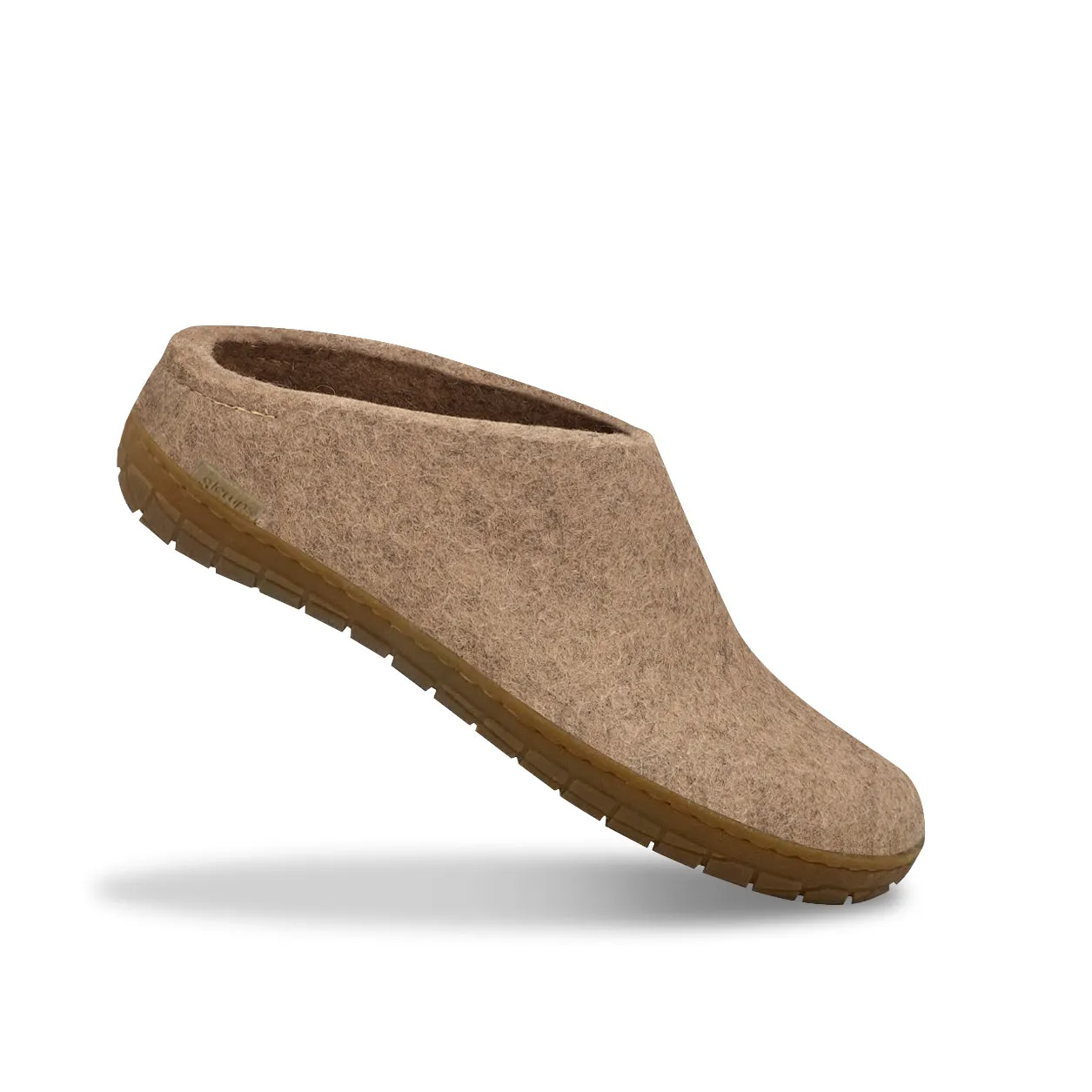 Slip-on with natural rubber sole - honey - Sand