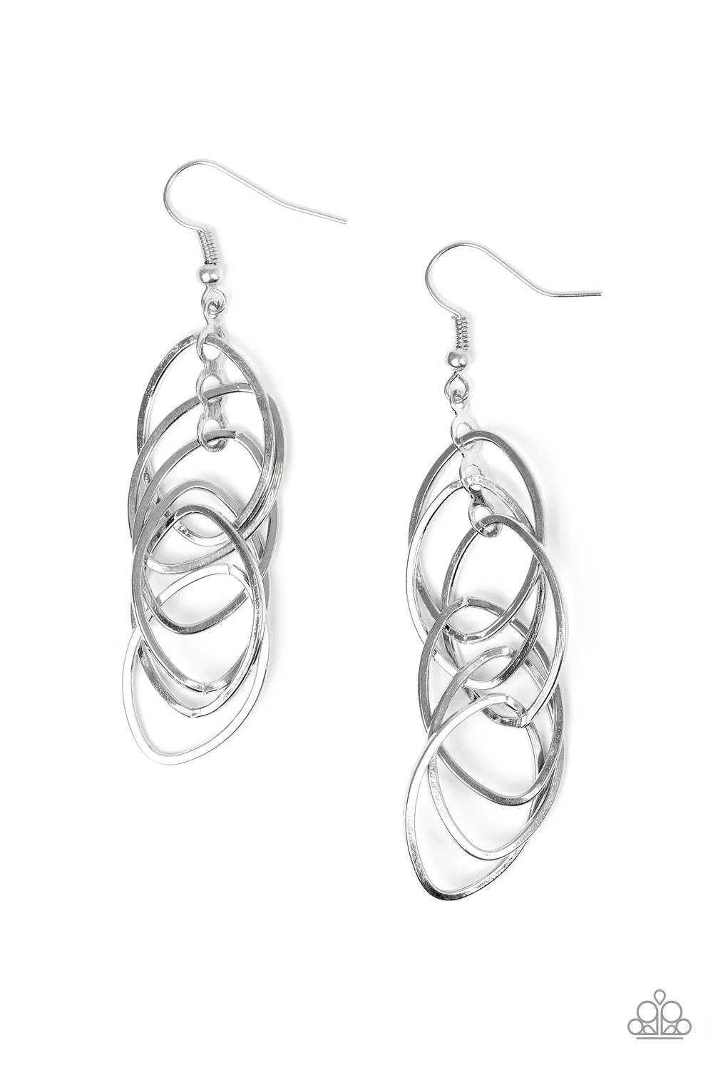 Tangle Tango Silver Earrings