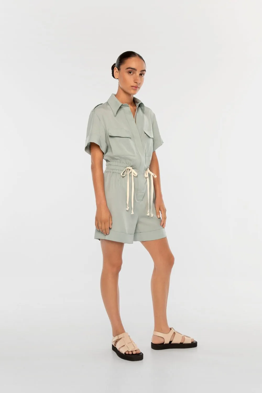 Technical Twill Playsuit