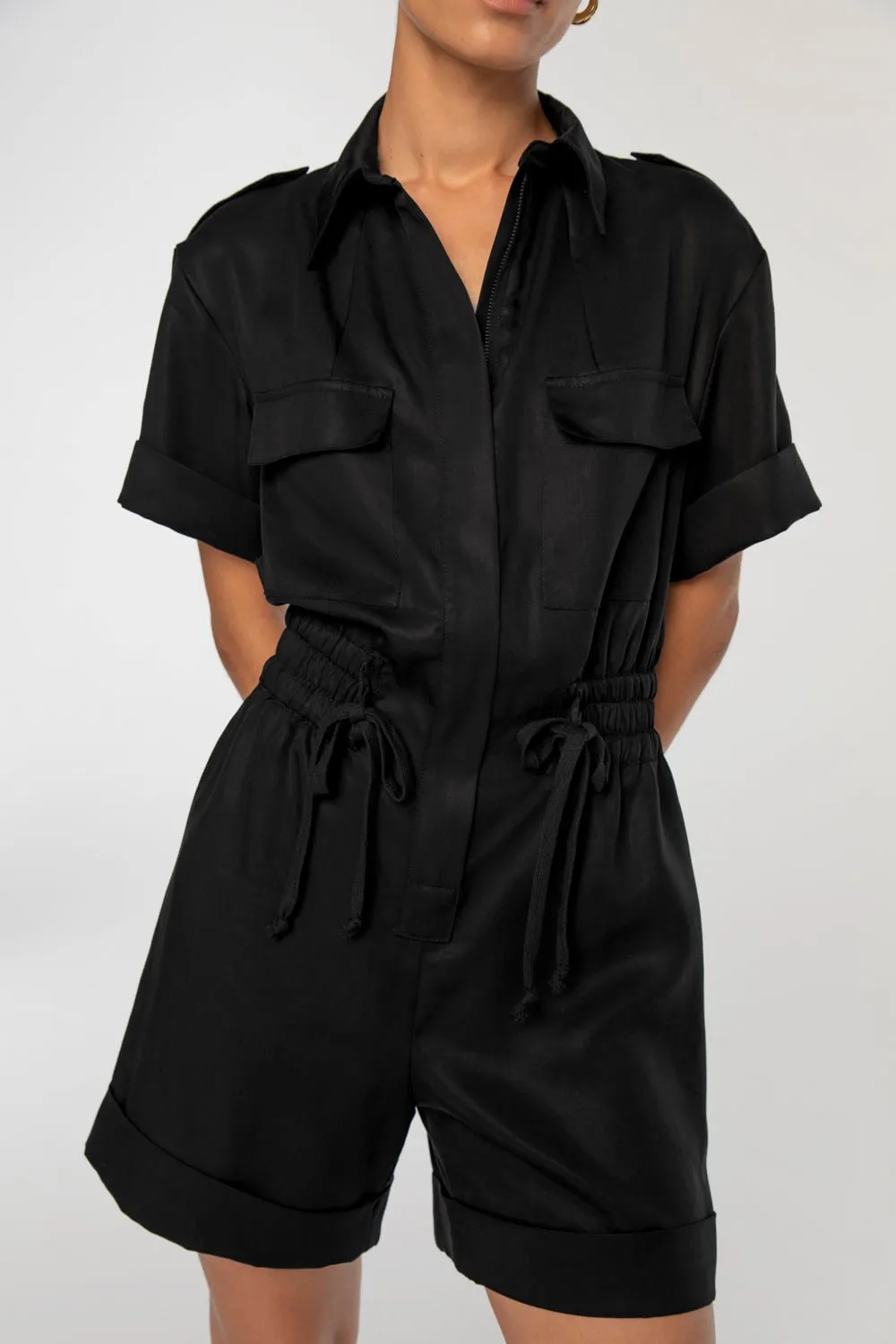 Technical Twill Playsuit