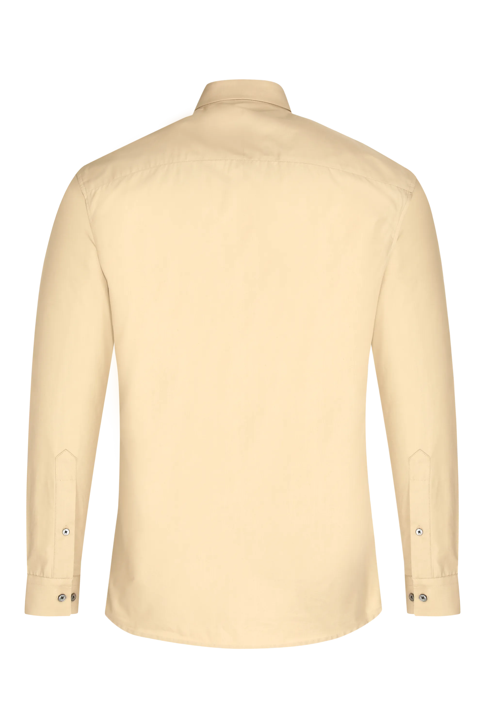 The Beige Organic Shirt With Frayed Yarn