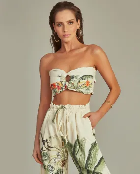 Tropical Paradise Cropped Bustier