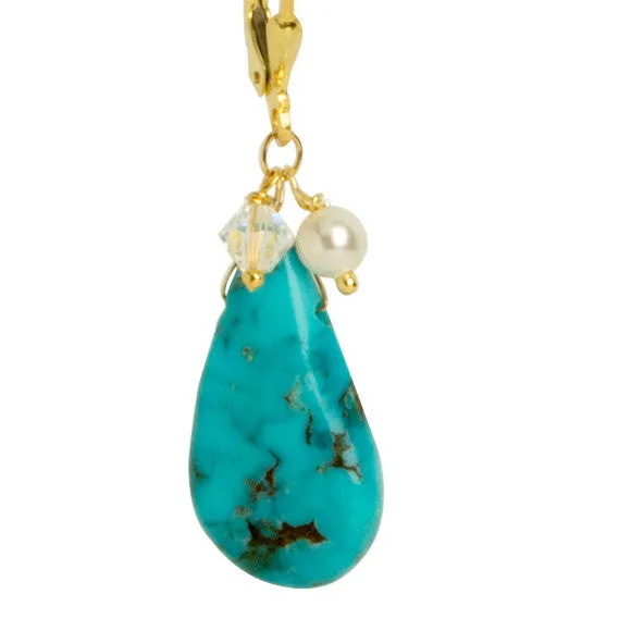 Turquoise Teardrop Earrings