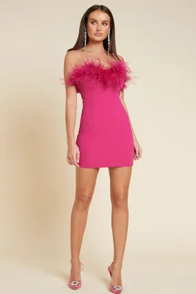 Valentino Mini Dress - Fuchsia