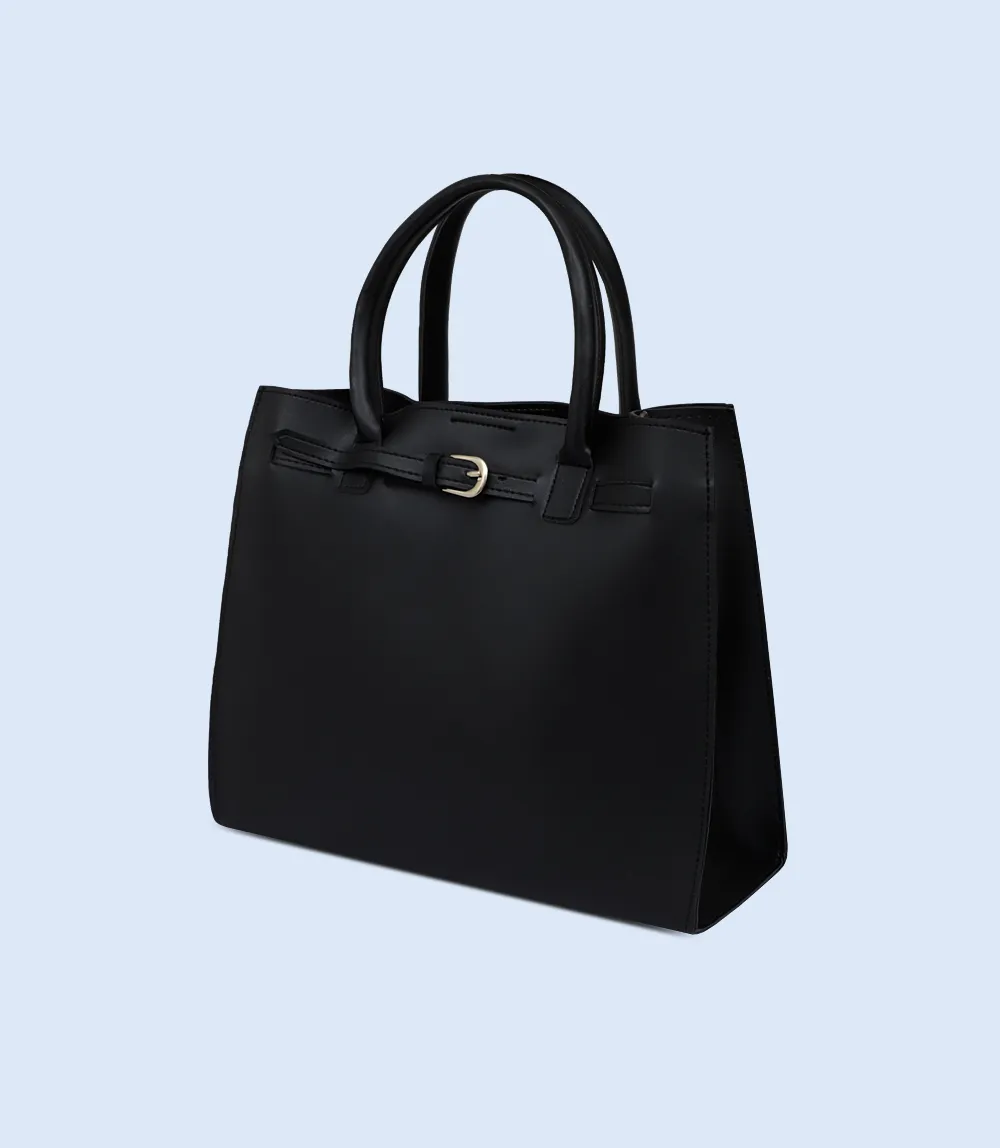 WB2402-BLACK-Women Shoulder Bag