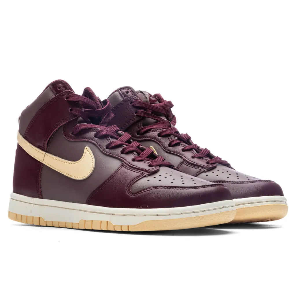 Women's Dunk High - Plum Eclipse/Pale Vanilla/Night Maroon