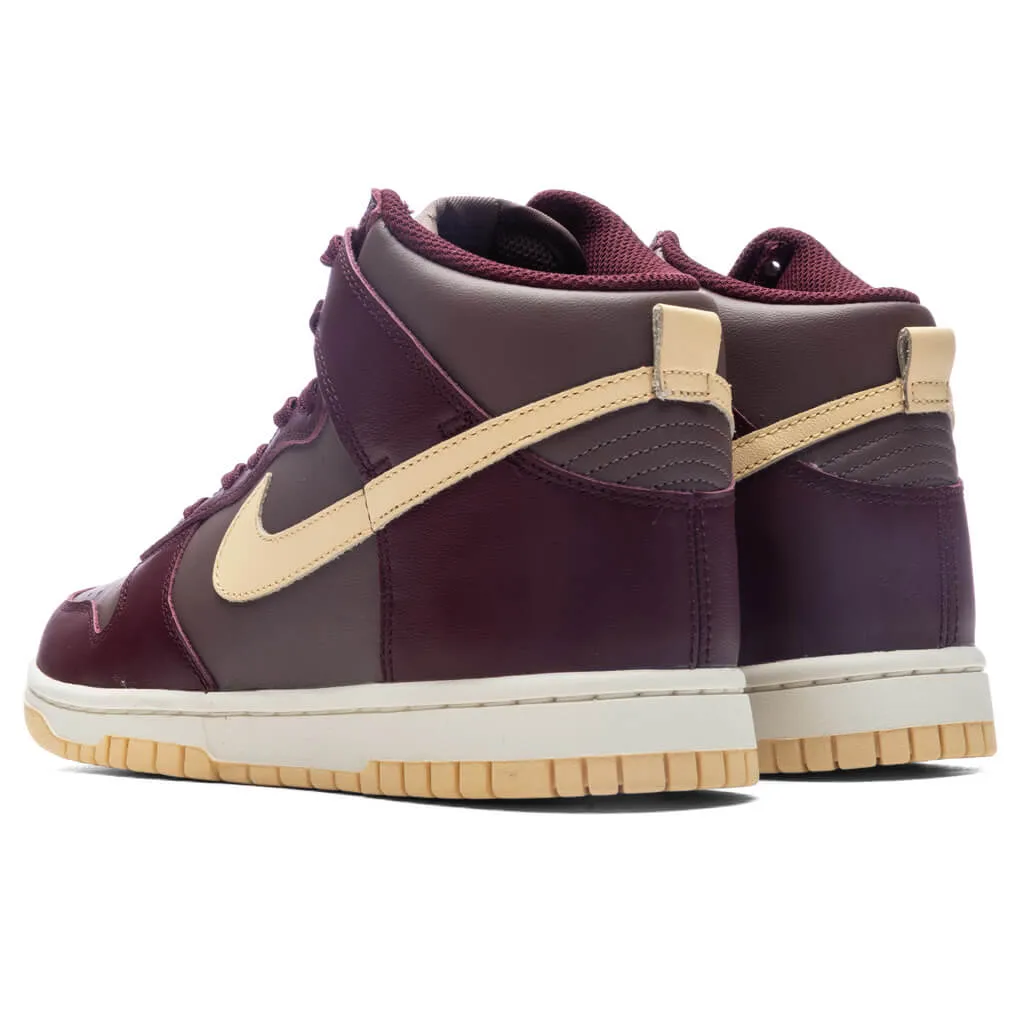 Women's Dunk High - Plum Eclipse/Pale Vanilla/Night Maroon