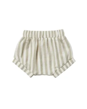 Woven Short – Sage Stripe