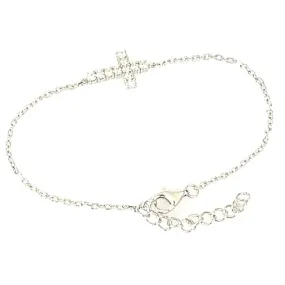 Zara cross chain bracelet Silver