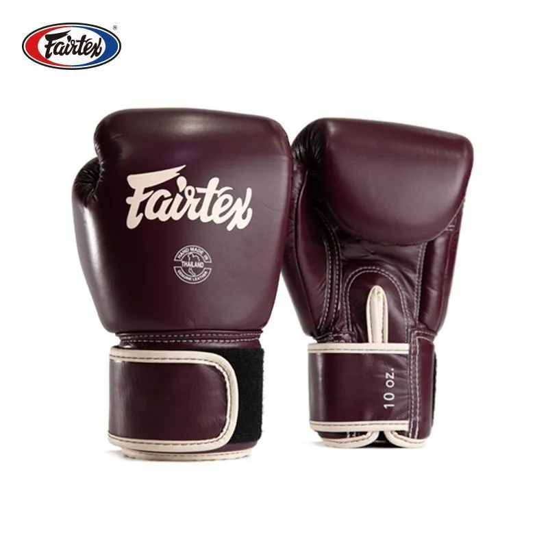 泰拳拳套 Thai Boxing Gloves : Fairtex BGV16 Maroon