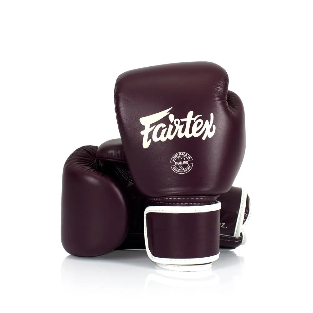 泰拳拳套 Thai Boxing Gloves : Fairtex BGV16 Maroon